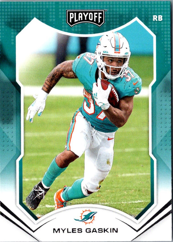 2021 Panini Playoff Myles Gaskin #9