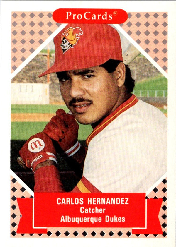 1991 ProCards Tomorrow's Heroes Carlos Hernandez #239