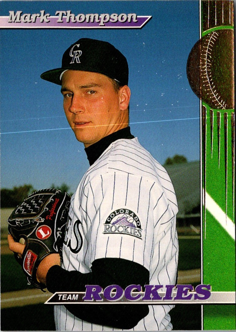 1993 Stadium Club Colorado Rockies Mark Thompson