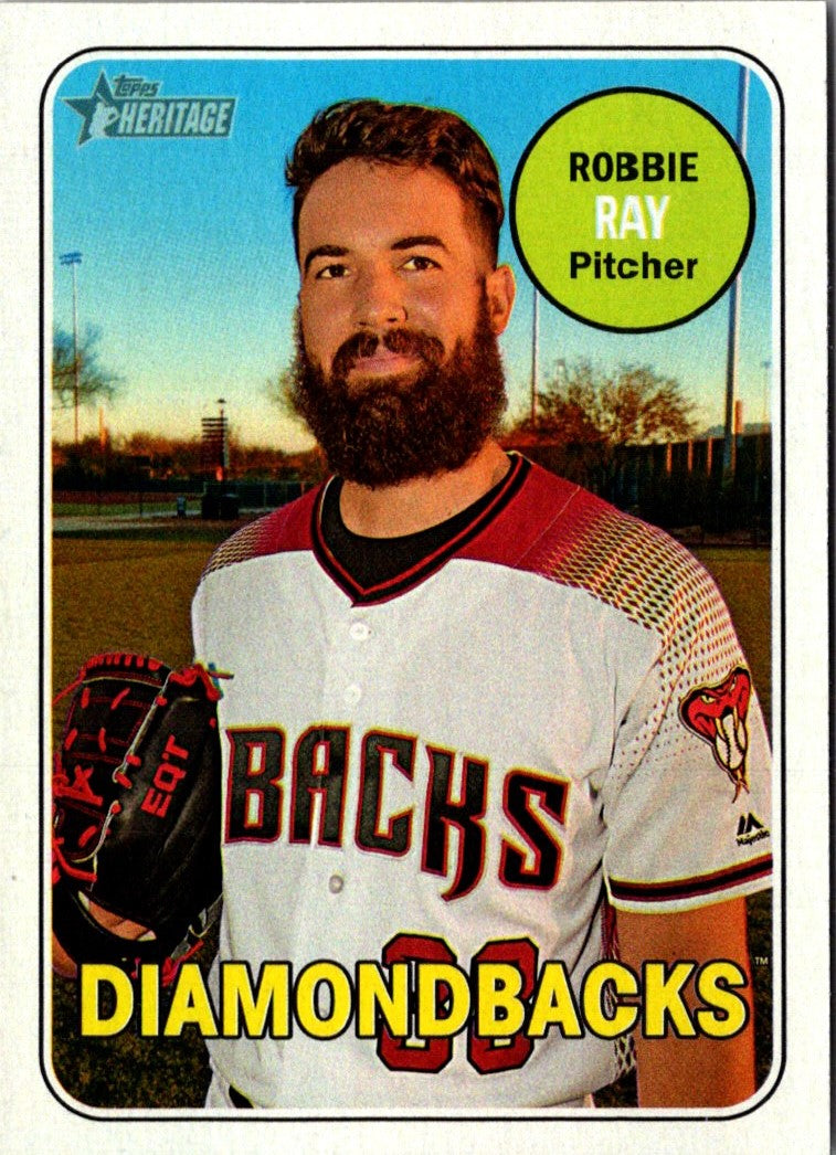 2018 Topps Heritage Robbie Ray