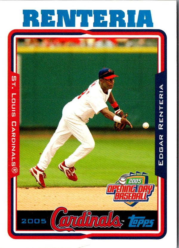 2005 Topps Opening Day Edgar Renteria #156