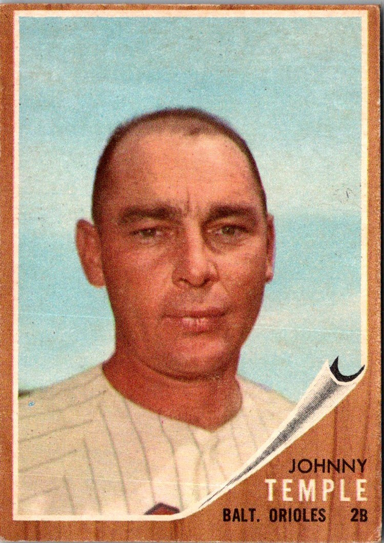 1962 Topps Johnny Temple