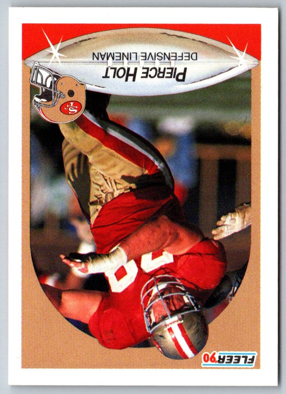 1990 Fleer Pierce Holt #8 Rookie