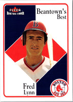2001 Fleer Boston Red Sox 100th Anniversary Fred Lynn #86