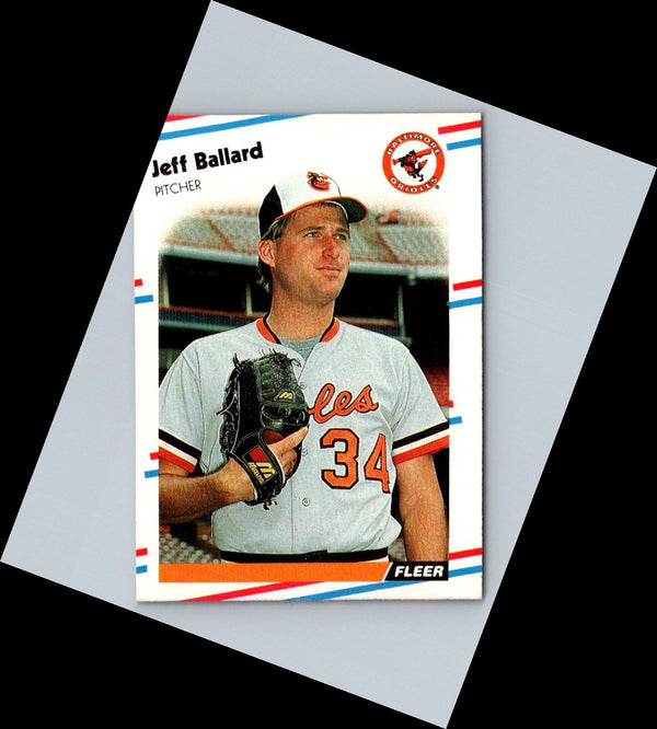 1988 Fleer Jeff Ballard #554 Rookie