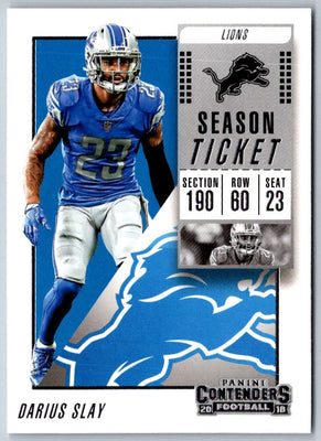 2018 Panini Contenders Darius Slay #68