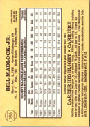 1985 Leaf Bill Madlock