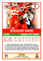 2019 Score Spencer Ware #6