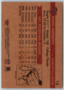 2001 Fleer Tradition Glossy Reidel Anthony