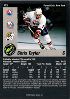 1993 Classic Pro Prospects Chris Taylor #113