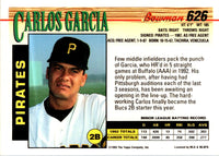 1993 Bowman Carlos Garcia #626
