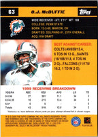 2000 Bowman's Best O.J. McDuffie #63