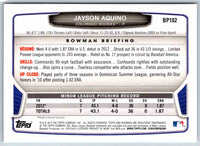 2014 Bowman Jayson Aquino #BP102