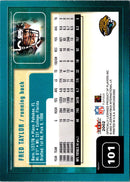 2002 Fleer Showcase Fred Taylor