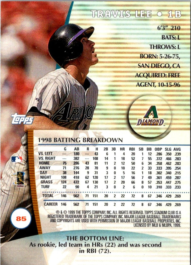 1998 Topps 1998 Rookie Class Travis Lee