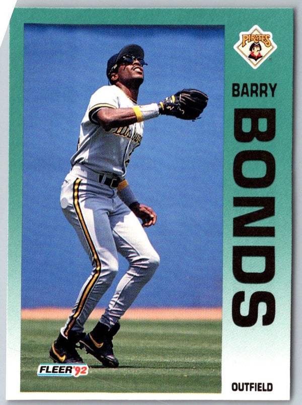 1992 Fleer Barry Bonds #550