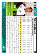 2005 Topps Alex Gonzalez