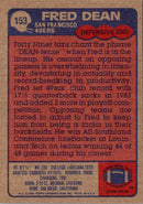 1985 Topps Fred Dean