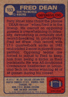 1985 Topps Fred Dean #153