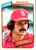 1980 Topps Ken Reitz #182 NM-MT
