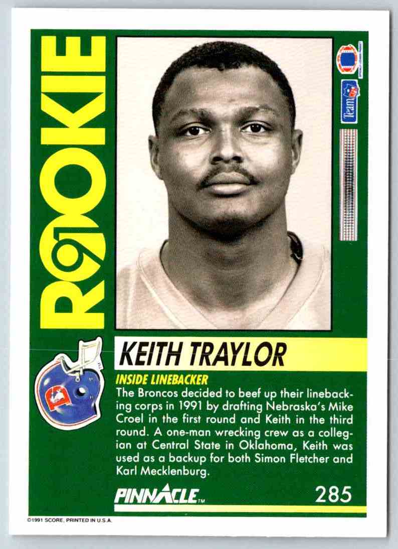 1991 Pinnacle Keith Traylor