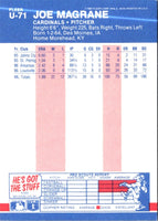 1987 Fleer Update Glossy Joe Magrane #U-71