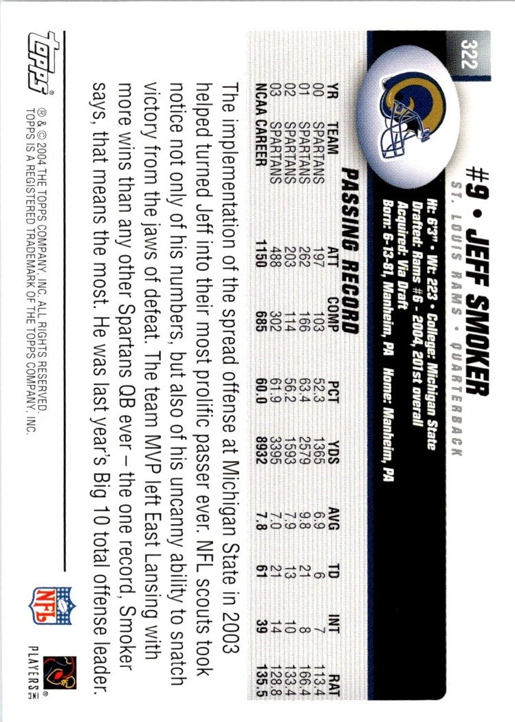 2004 Topps Jeff Smoker
