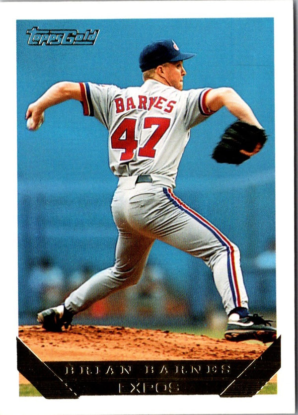 1993 Topps Brian Barnes #112