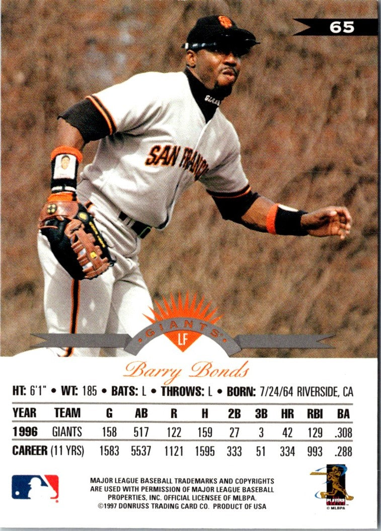 1997 Leaf Barry Bonds
