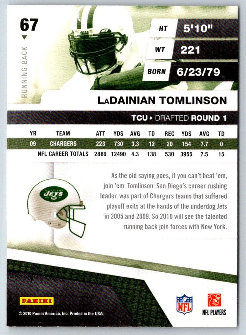 2010 Panini Absolute Memorabilia LaDainian Tomlinson