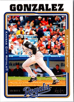 2005 Topps Juan Gonzalez #188