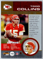 2001 Pacific Invincible Retail Todd Collins #112