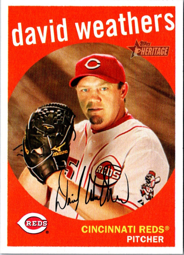 2008 Topps Heritage Dave Weathers #159