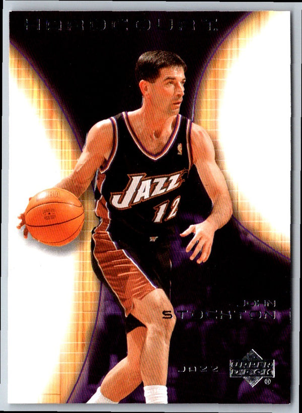 2003 Upper Deck Hardcourt John Stockton #86