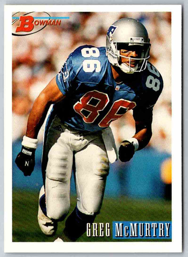 1993 Bowman Football Greg McMurtry #112