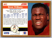 1991 Score Brent Williams #402
