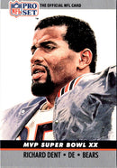 1990 Pro Set Super Bowl MVP Collectibles Richard Dent