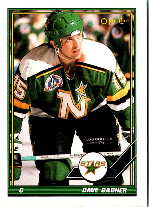 1991 O-Pee-Chee Dave Gagner #74