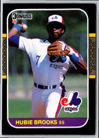 1987 Leaf Hubie Brooks #142