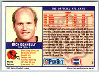1989 NFL Proset Rick Donnelly #8