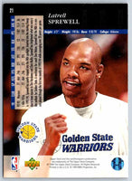 1995 Upper Deck Latrell Sprewell #21