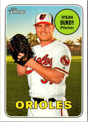 2018 Topps Heritage Dylan Bundy #347