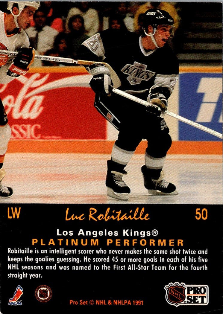 1991 Pro Set Platinum Luc Robitaille
