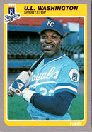 1985 Fleer U.L. Washington
