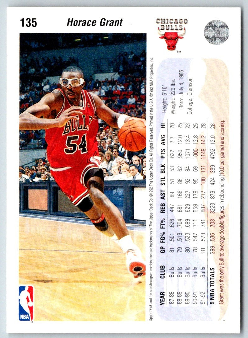 1992 Upper Deck Horace Grant