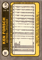1981 Fleer Ken Forsch #52