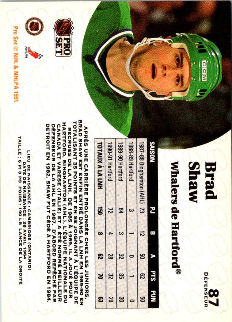 1991 Pro Set Brad Shaw