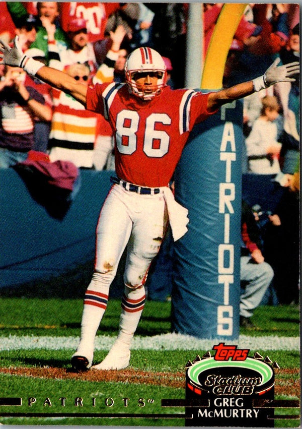 1992 Stadium Club Greg McMurtry #273