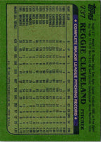 1982 Topps Blackless Reggie Cleveland #737