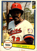 1982 Donruss Gary Ward #571